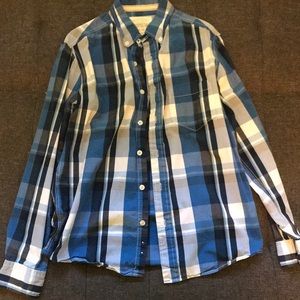 An button down Aeropostale dress shirt.